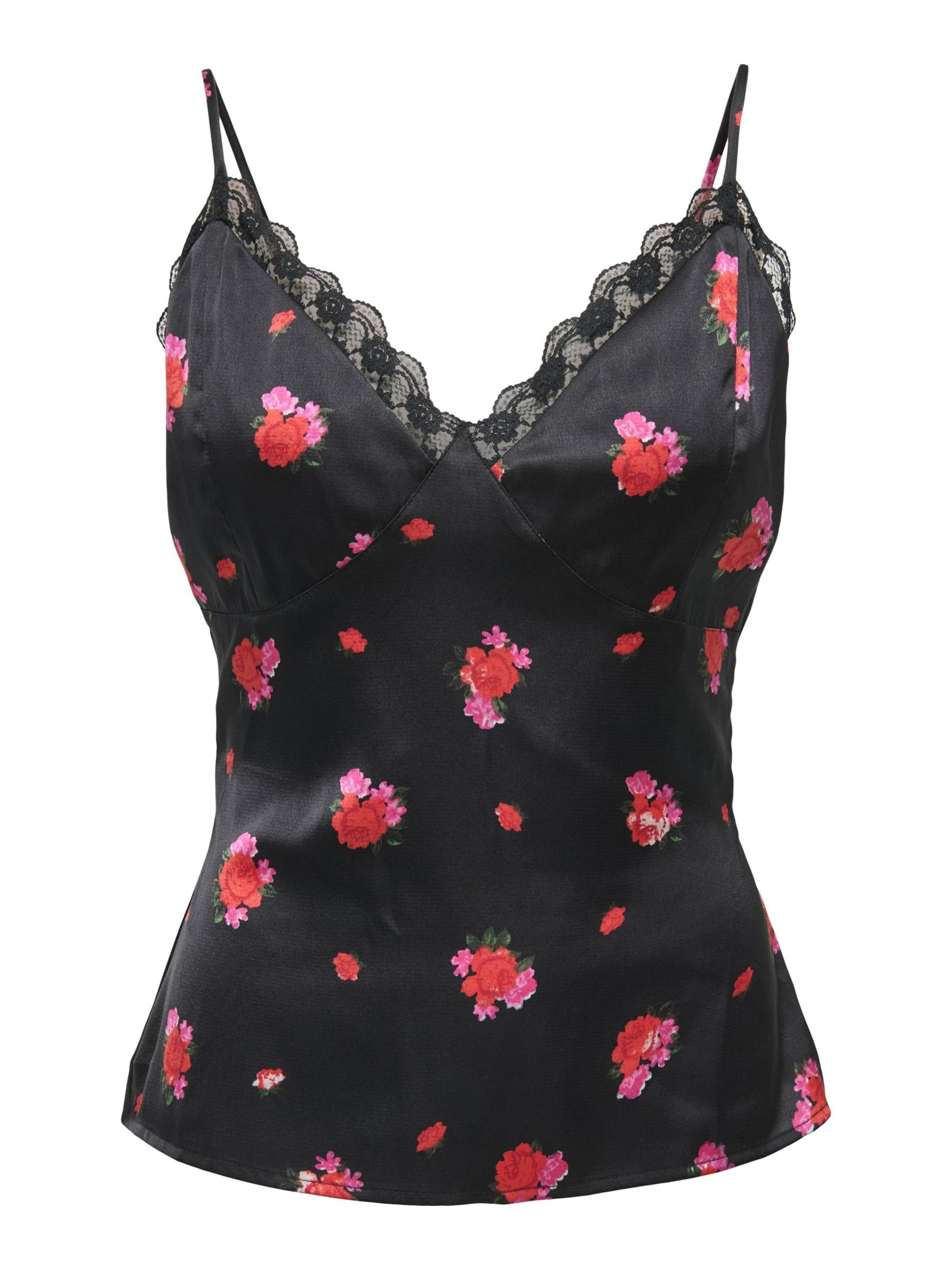 Top 'ONL30' di ONLY in nero: frontale