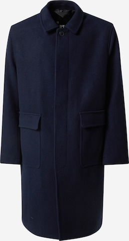 Manteau mi-saison 'BALANO' minimum en bleu : devant