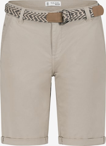 Sublevel Shorts in Beige: Vorderseite