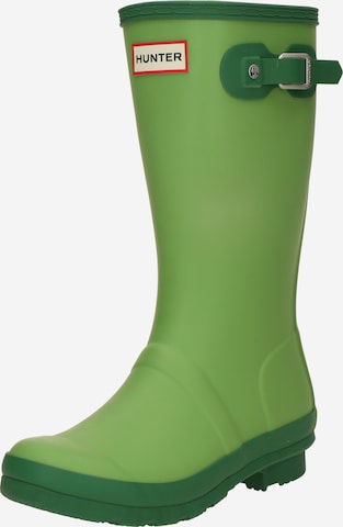 zaļš HUNTER Gumijas zābaki: no priekšpuses