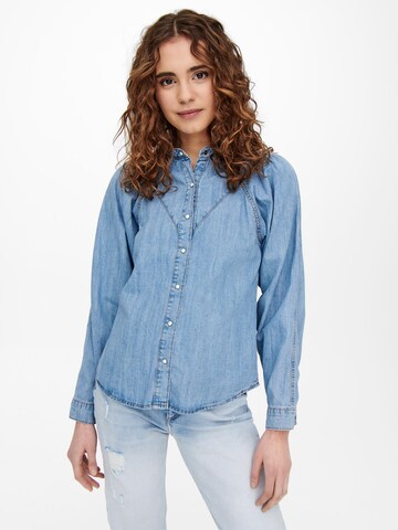 ONLY - Blusa 'ROCCO' em azul