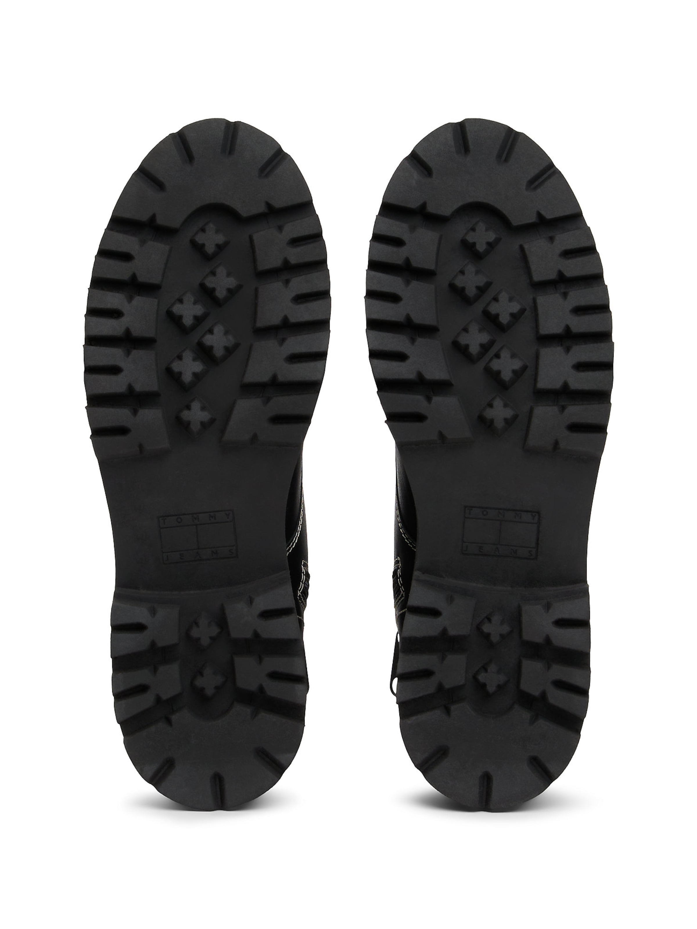 Tommy Jeans Stövlett med snörning i svart