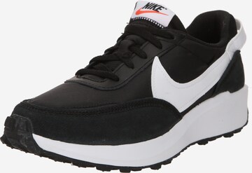 Nike Sportswear Rövid szárú sportcipők 'Waffle Debut' - fekete: elől