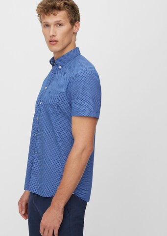 Marc O'Polo Regular fit Overhemd in Blauw