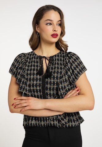 faina Blouse in Zwart