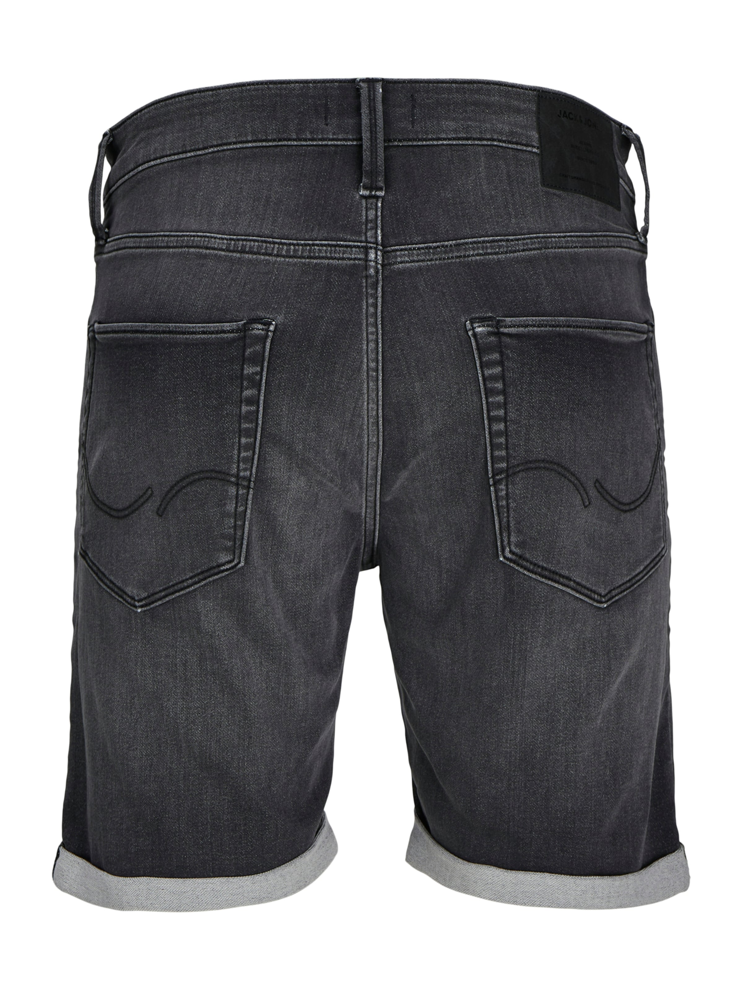 Jack & Jones Plus Regular Jeans 'JJIRick JJIcon' in Black