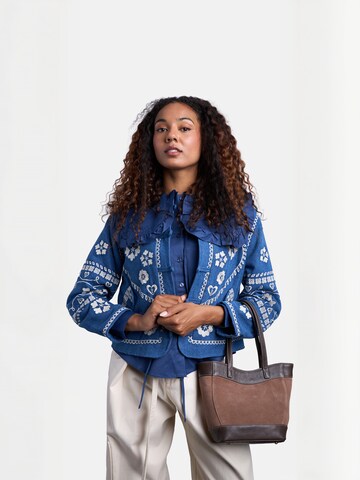 RE:DESIGNED Shopper ' Sol ' in Bruin: voorkant