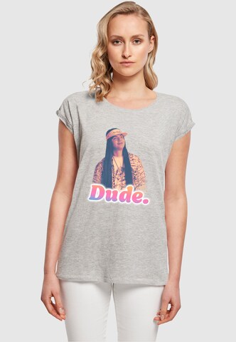ABSOLUTE CULT Shirt 'Stranger Things' in Grau: Vorderseite
