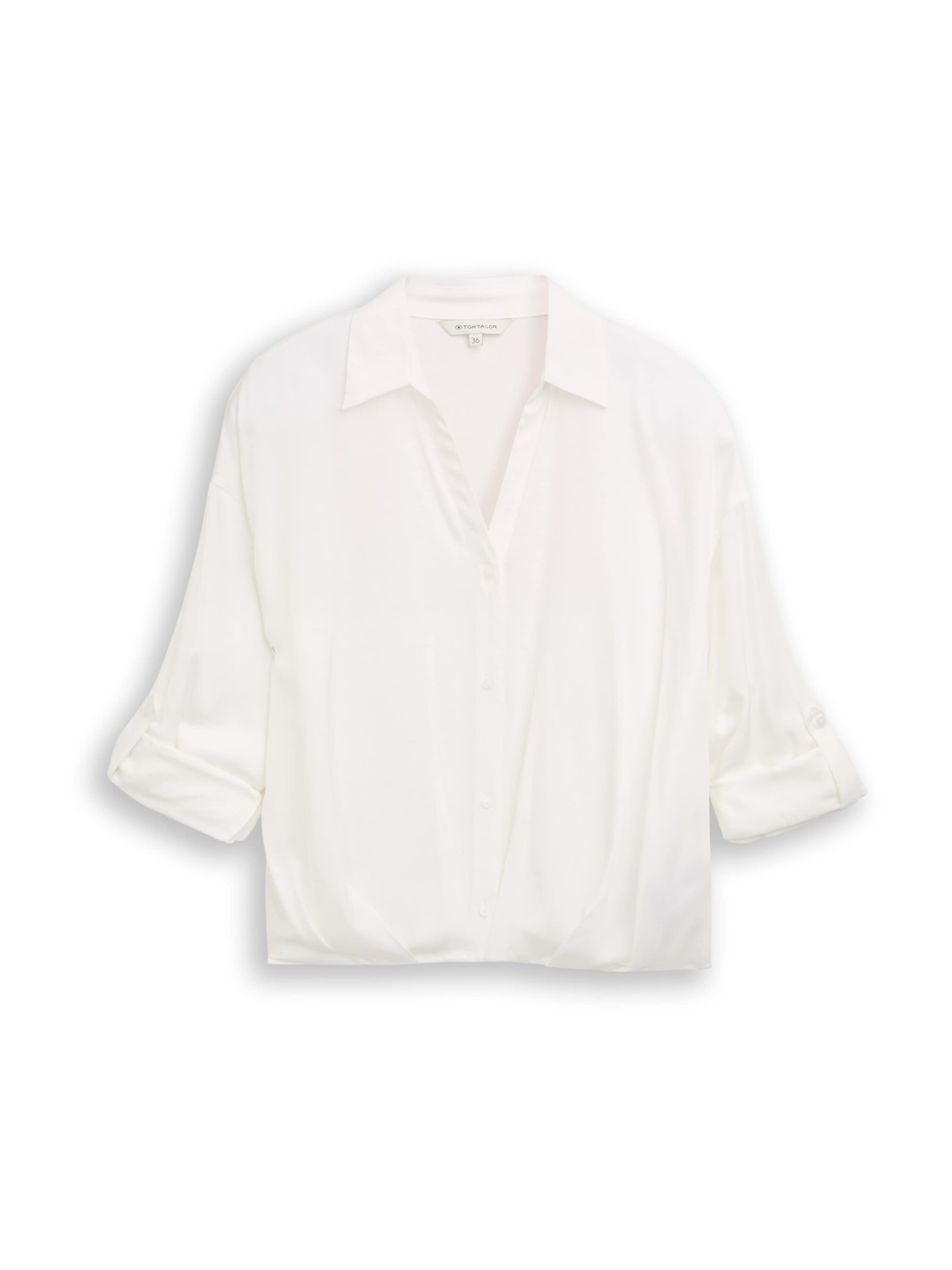 TOM TAILOR Blúzka - Biela: predná strana