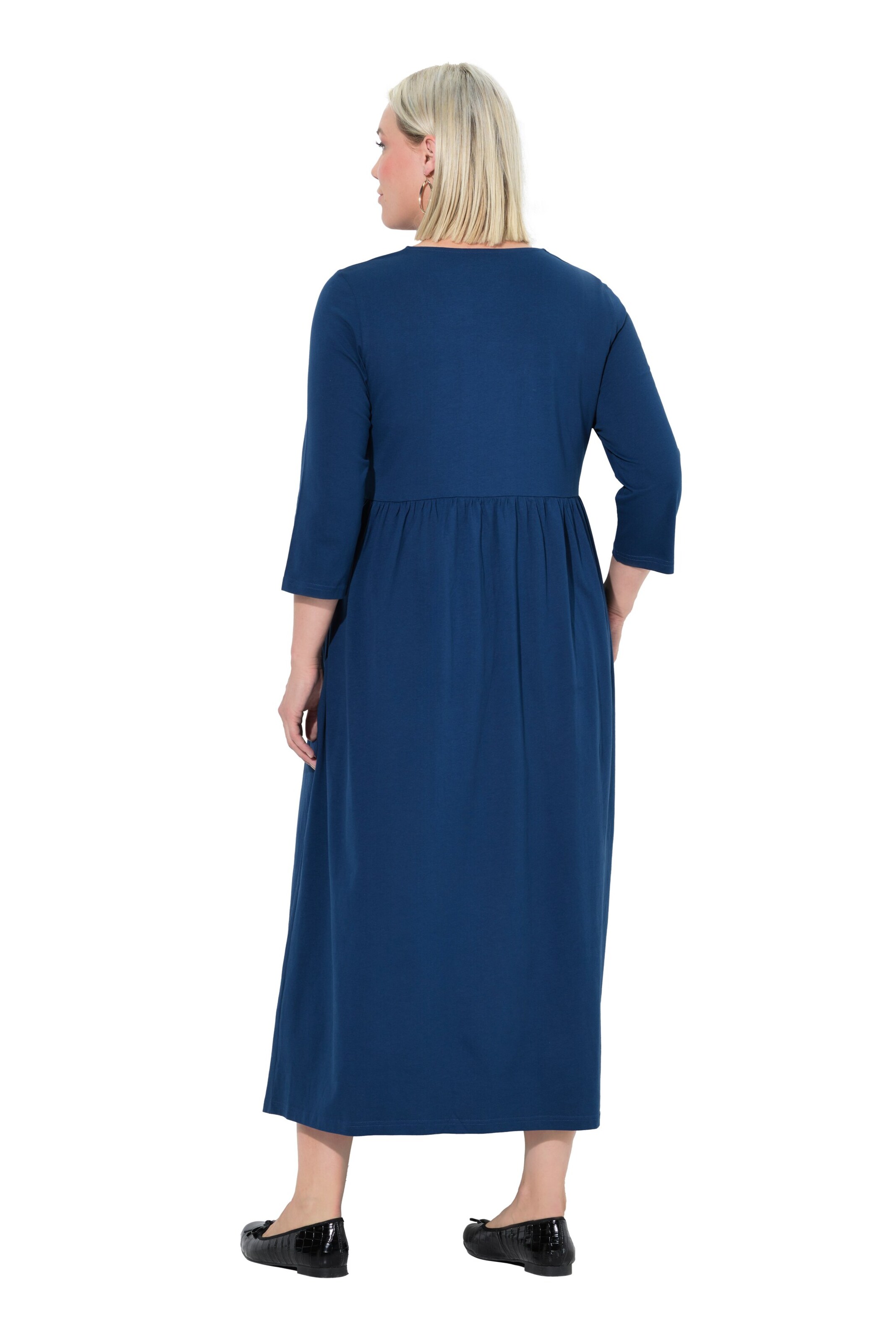 Robe Ulla Popken en bleu : devant