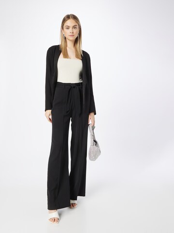 COMMA Wide leg Pantalon in Zwart