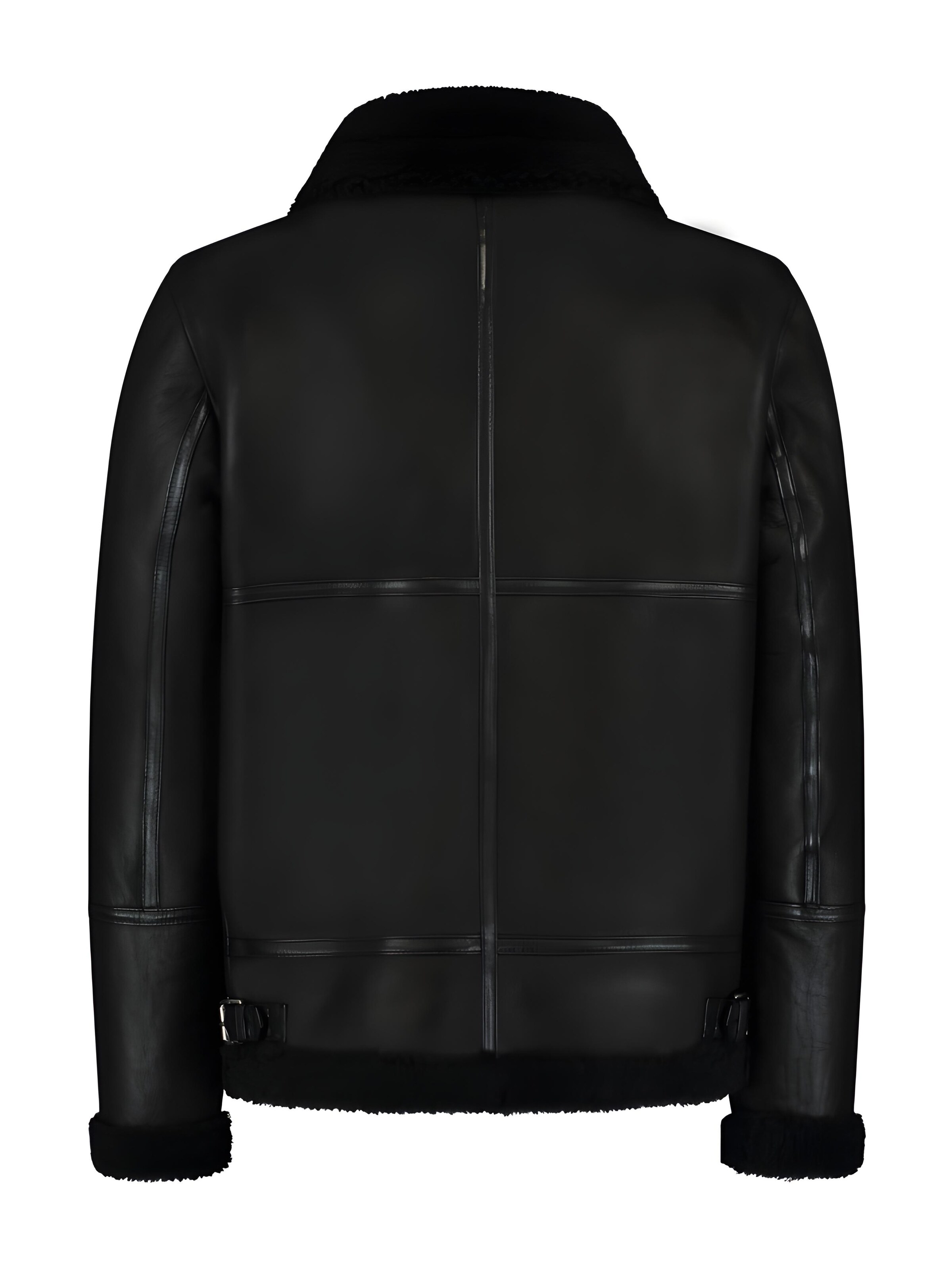 Veste d’hiver 'HUNTER SHEARLING HERITAGE' CYCAS D'OR en noir