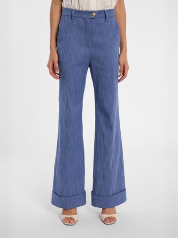 Ana Alcazar Regular Hose 'Doari' in Blau: Vorderseite