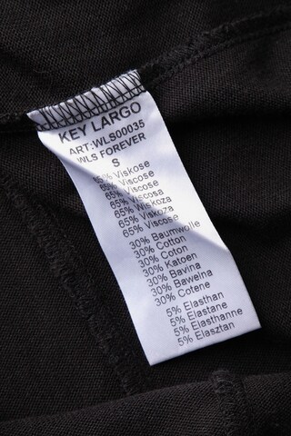 Key Largo Batwing-Shirt S in Schwarz
