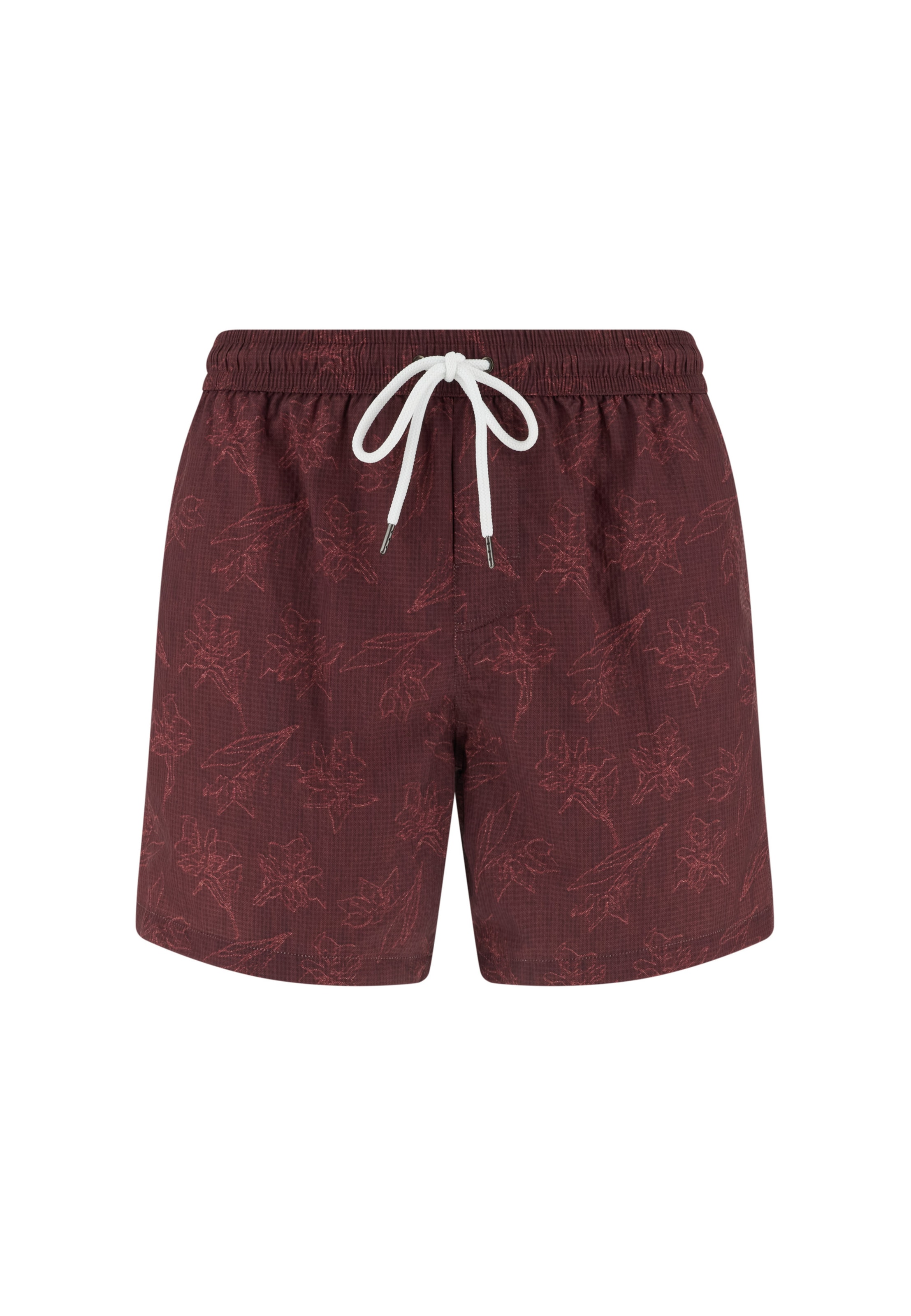 Shorts de bain Boggi Milano en rouge : devant