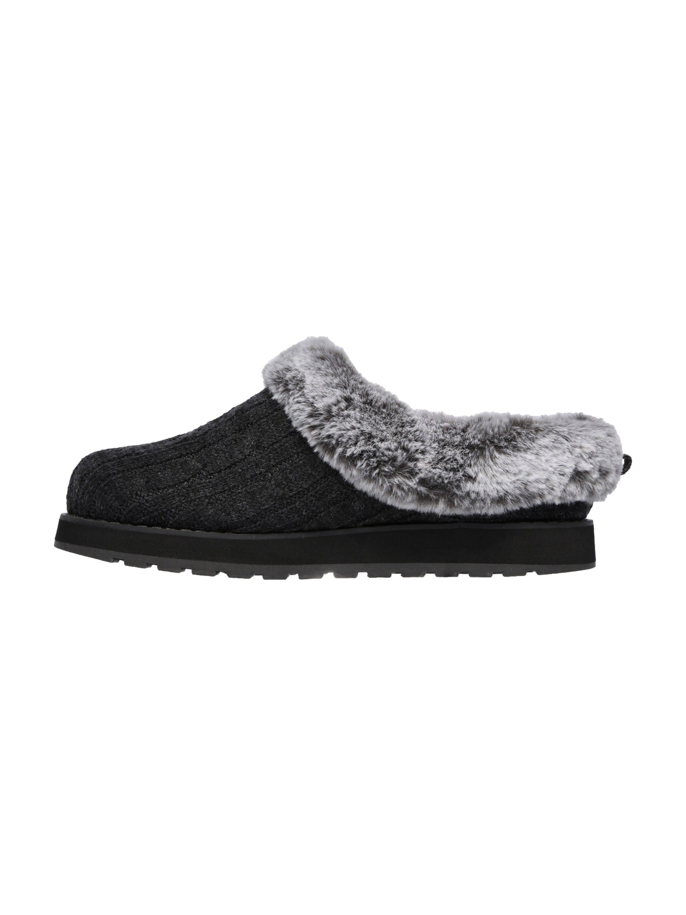 SKECHERS - Zapatillas de casa en negro: frente