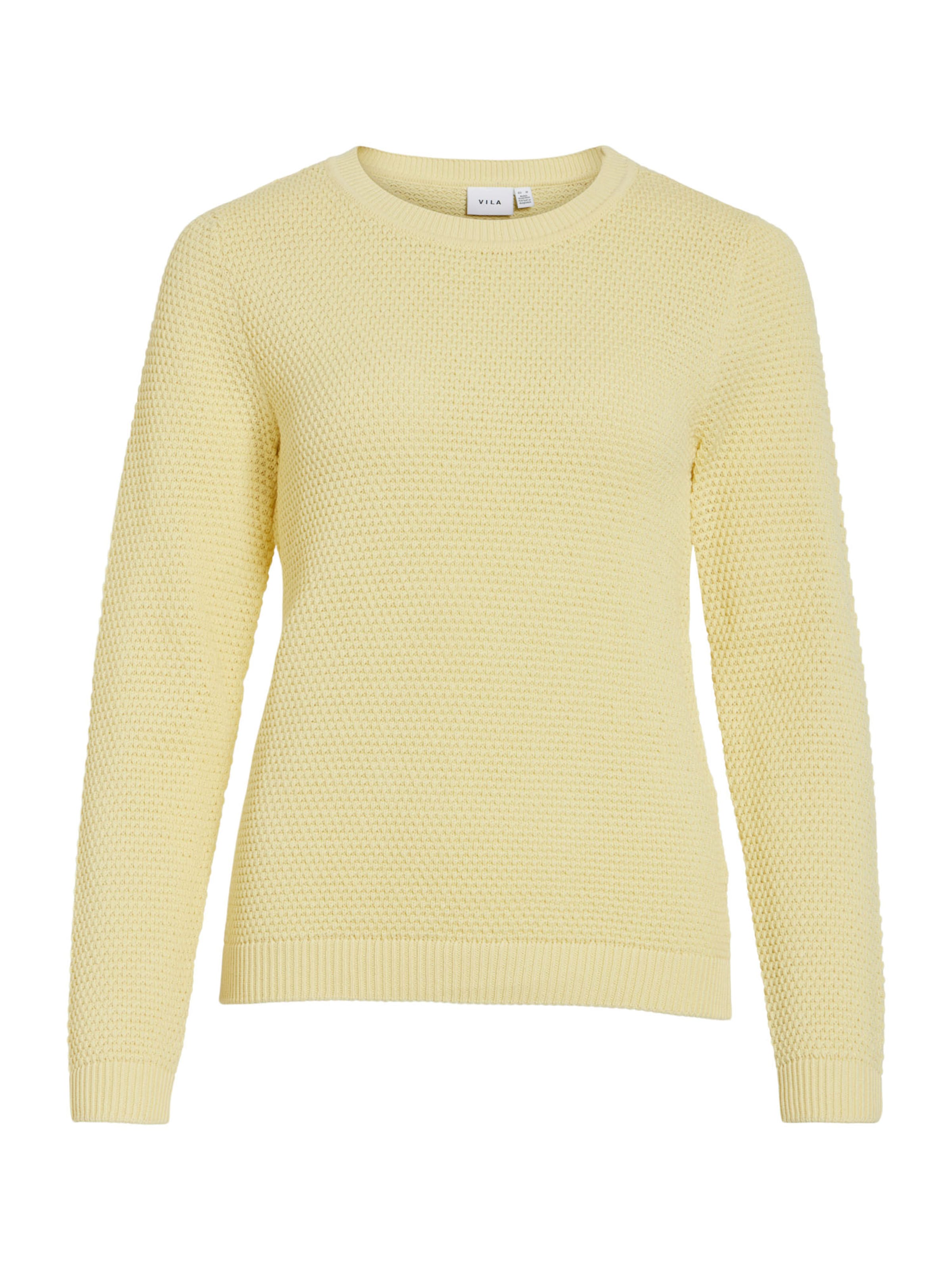 VILA Trui 'VIDALO' in Geel: voorkant