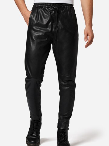 Tapered Pantaloni 'Mike' di RICANO in nero: frontale