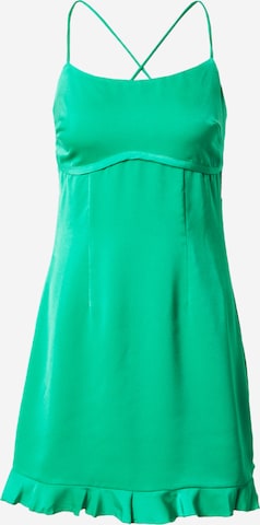 Nasty Gal - Vestido em verde: frente