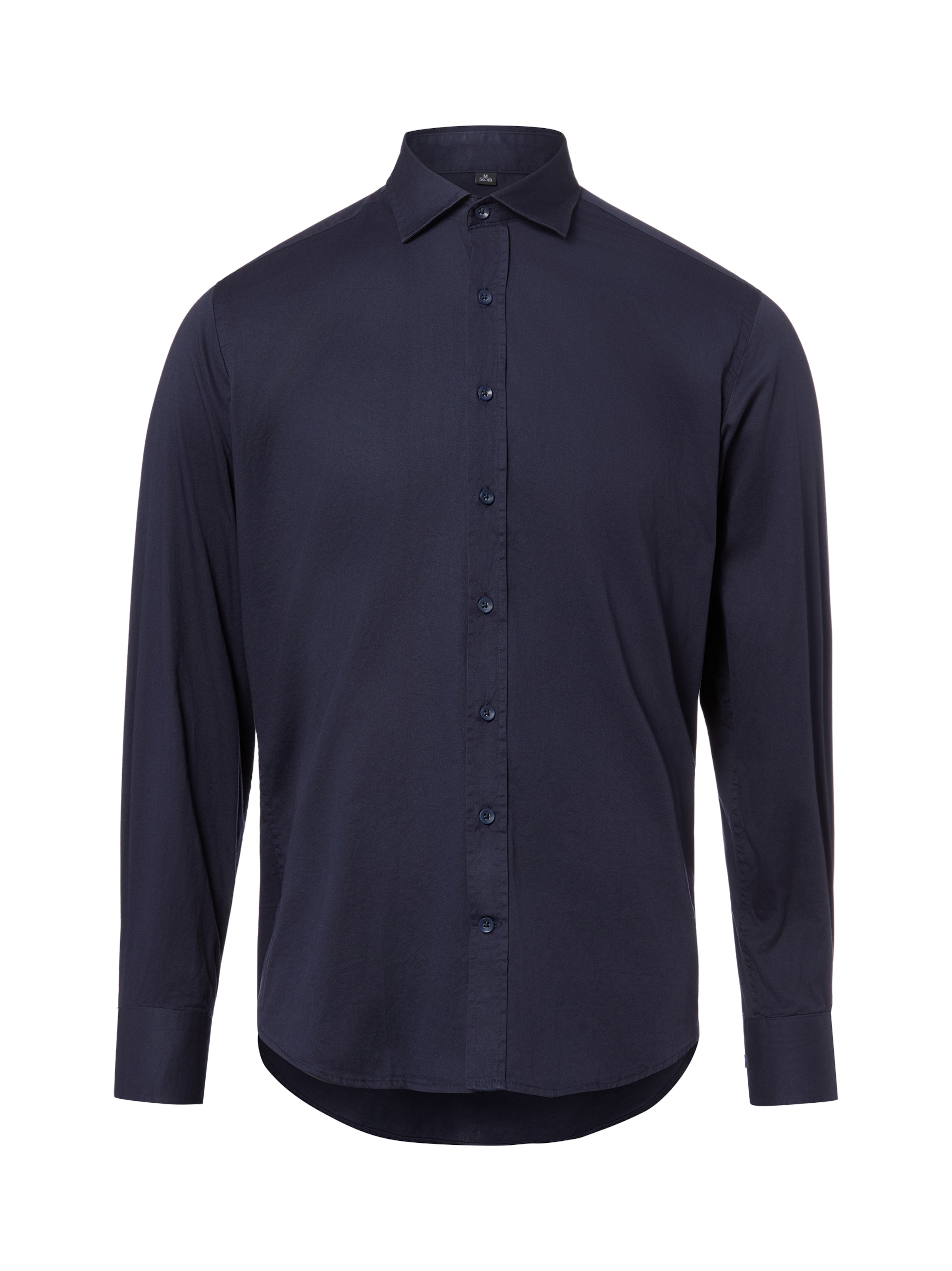 Nils Sundström Button Up Shirt in Blue: front
