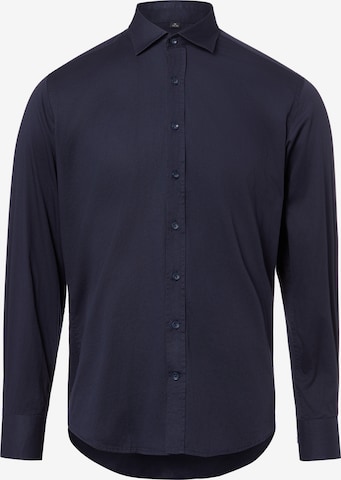 Nils Sundström Button Up Shirt in Blue: front