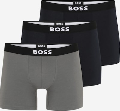 Boxer trumpikės iš BOSS, spalva – tamsiai mėlyna / pilka / juoda / balta, Prekių apžvalga