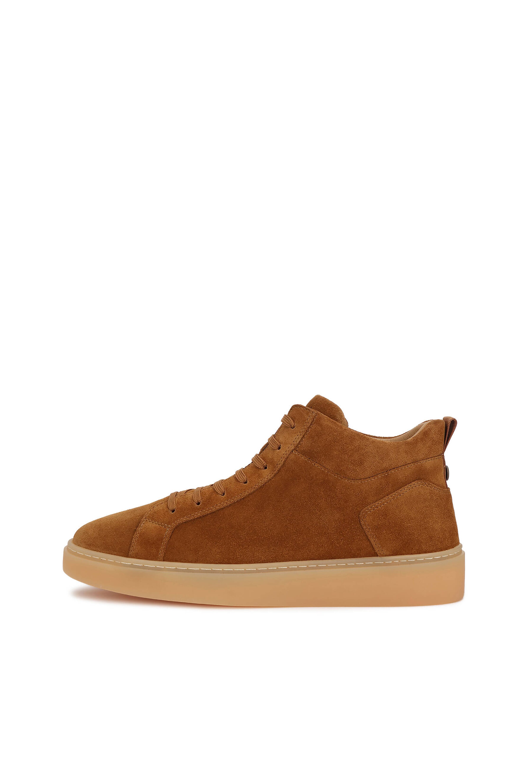 Baskets hautes Kazar en marron : devant