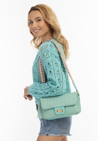 IZIA Crossbody bag in Blue: front