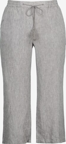 Ulla Popken Wide leg Pants in Grey: front