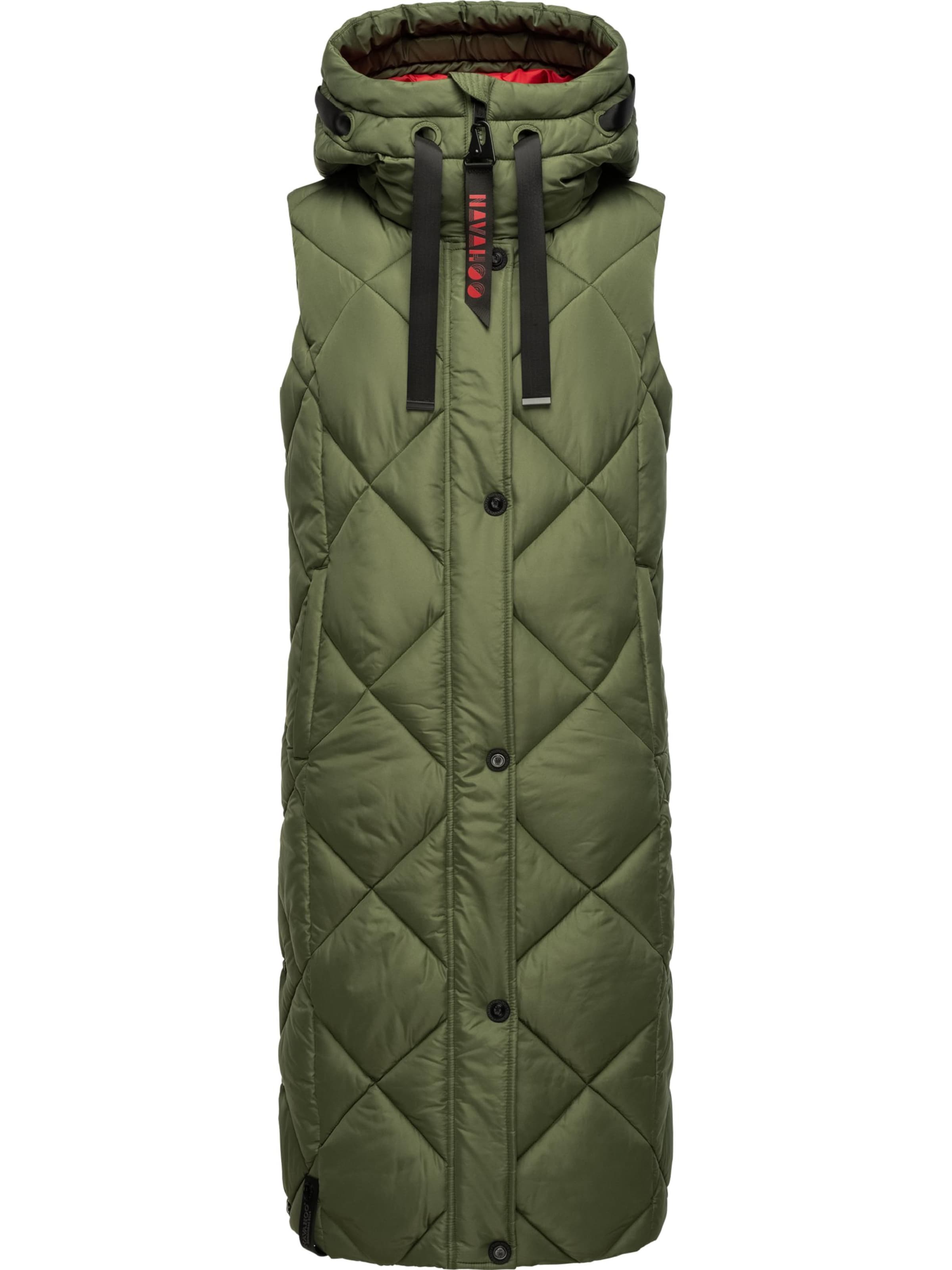 NAVAHOO Vest 'Schnuckel' in Green: front