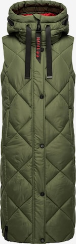 Gilet 'Schnuckel' di NAVAHOO in verde: frontale