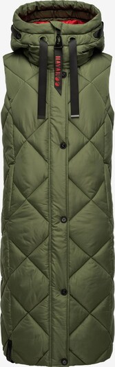 NAVAHOO Gilet 'Schnuckel' en vert, Vue avec produit