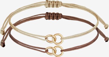 Bracelet 'Infinity' ELLI en marron : devant