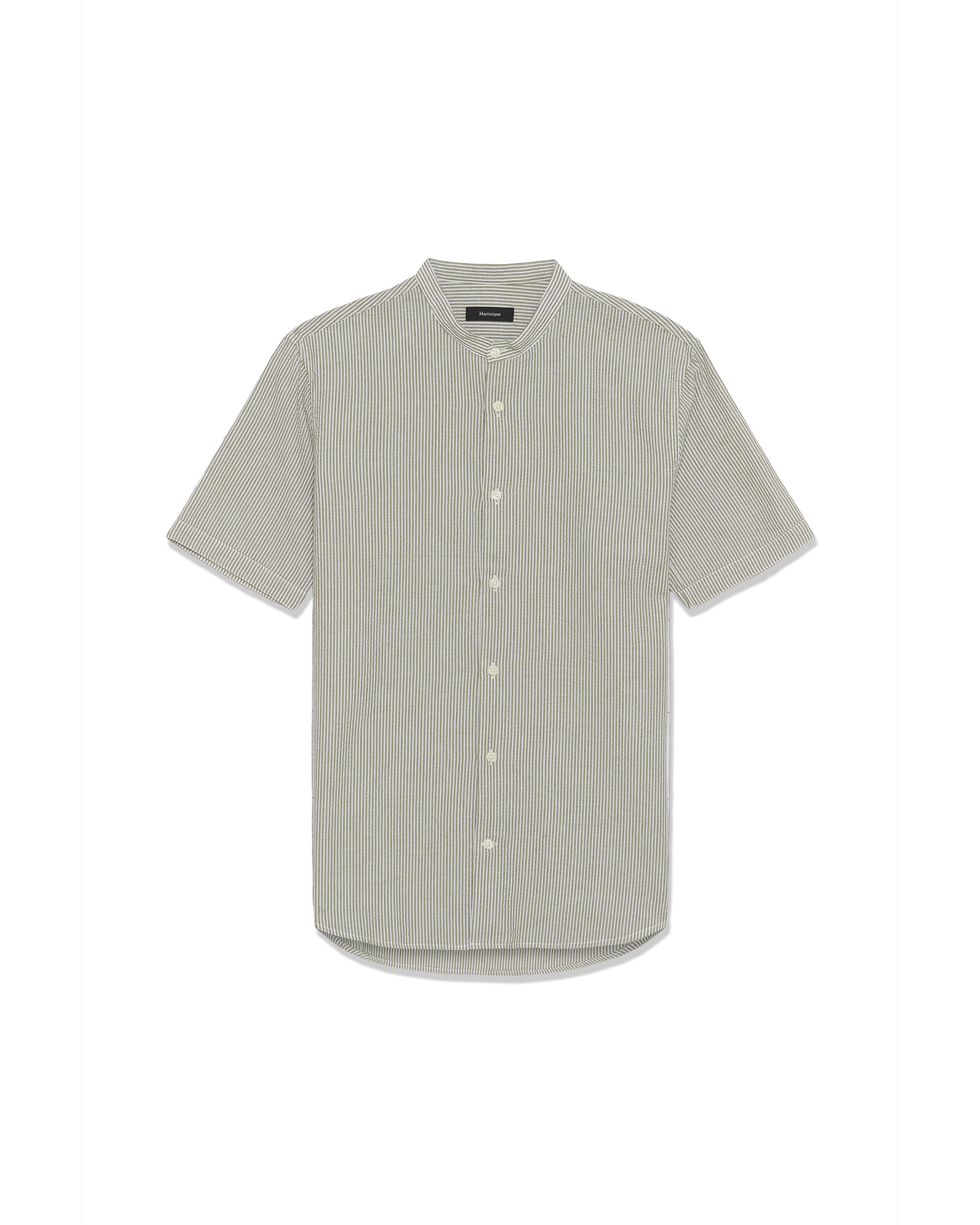Coupe regular Chemise 'Trostol' Matinique en vert : devant