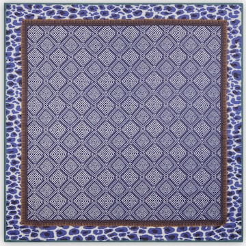 Foulard CODELLO en bleu : devant