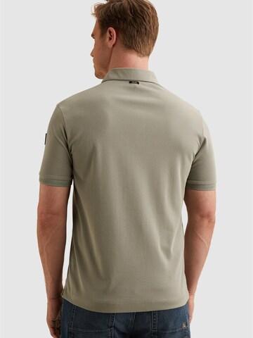 VANGUARD - Camiseta 'Polo shirt in interlock jersey with texture' en verde