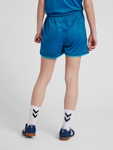 Hummel Regular Spostshorts in Blau