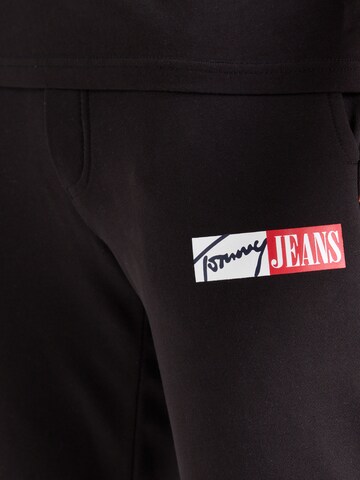Tommy Jeans Tapered Trousers in Black