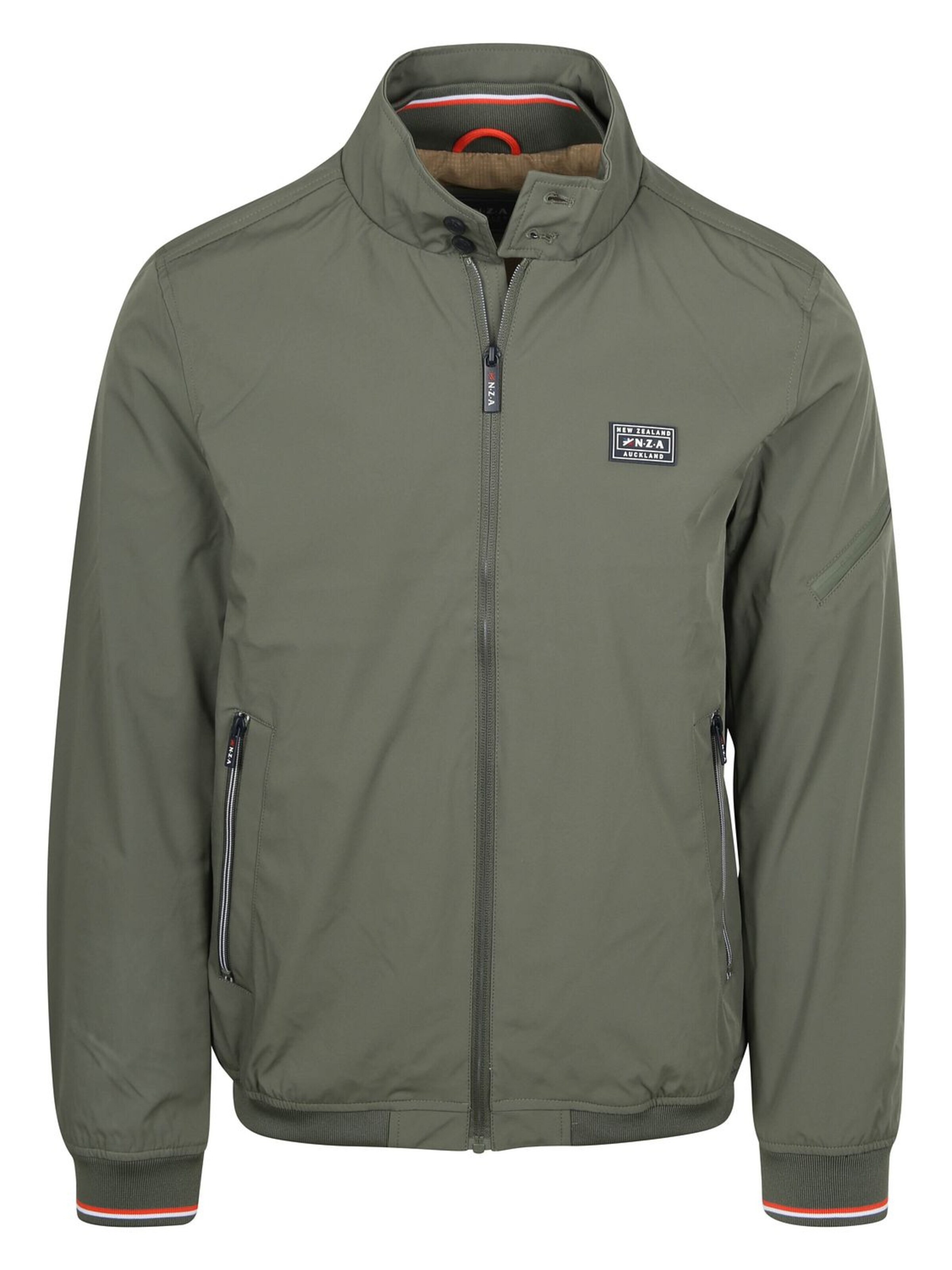 NZA New Zealand Auckland Übergangsjacke 'Reed'‌‌‌‌‌‌‌‌‌‌ in Grün: Vorderseite
