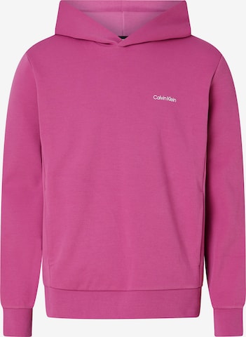 Sweat-shirt Calvin Klein en rose : devant