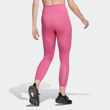 ADIDAS PERFORMANCE Skinny Športne hlače 'Tailored Hiit Luxe ' | roza barva