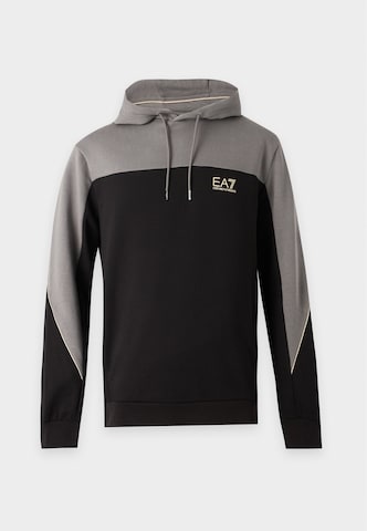 EA7 Emporio Armani Sweatshirt i svart: framsida