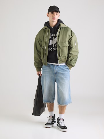 Superdry & Co Mikina 'RECORDS' - Čierna