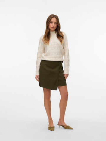VERO MODA Sweater 'VMVIRG' in Beige