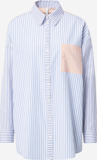 NLY by Nelly Blouse 'Everyday' in Blue / Light blue / Orange / White, Item view