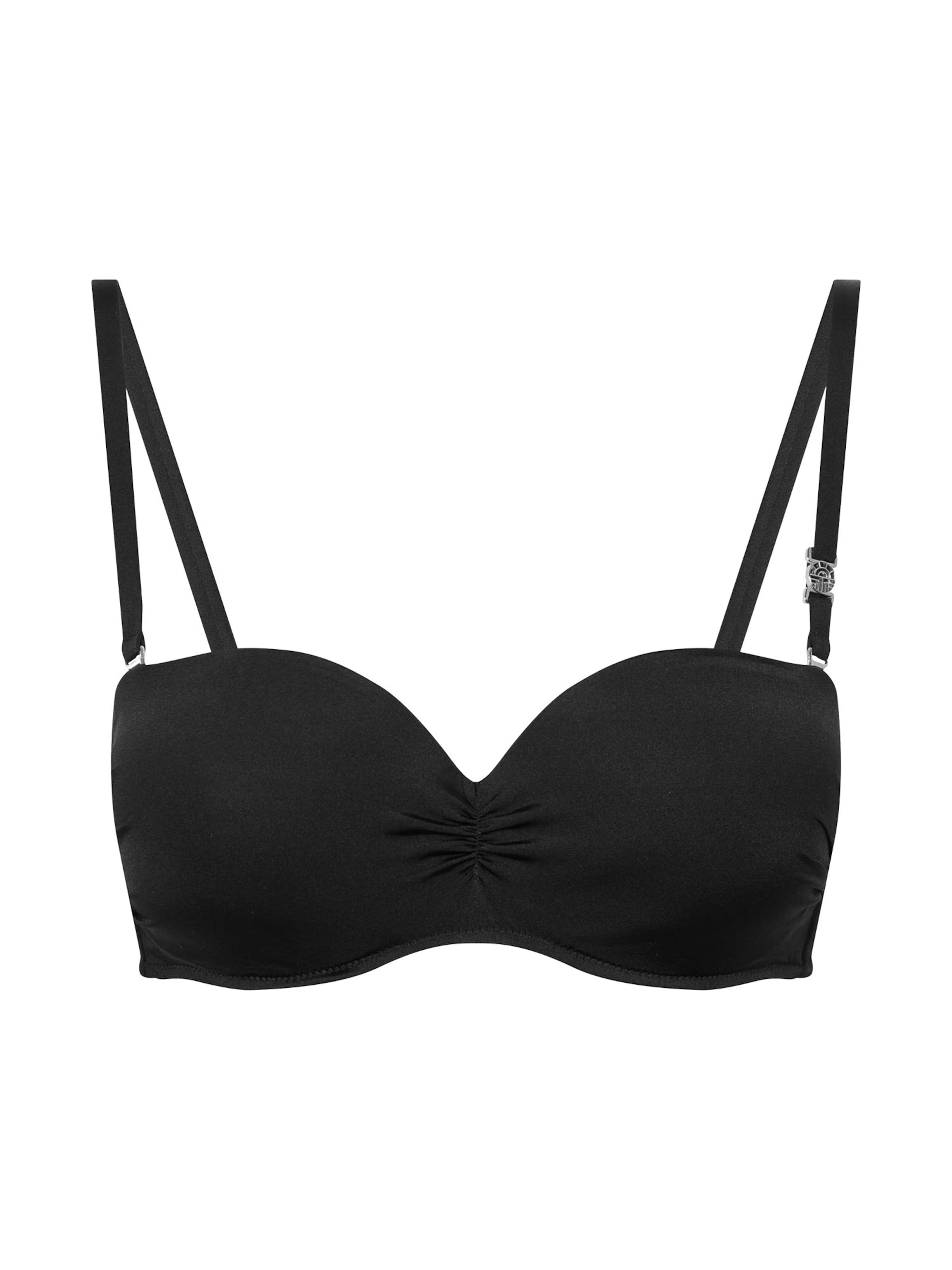 FÉRAUD PARIS Bikini Top ' Basic ' in Black: front