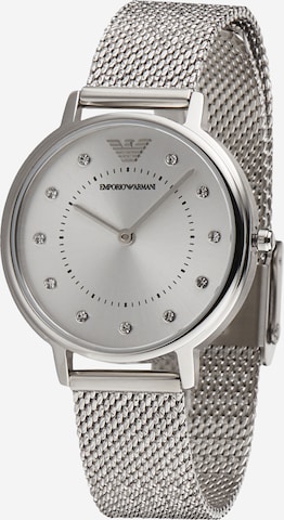 Emporio Armani Uhr in Silber: predná strana