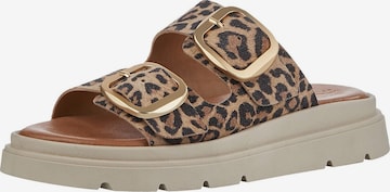 Tamaris Klapki w kolorze brązowy: przód