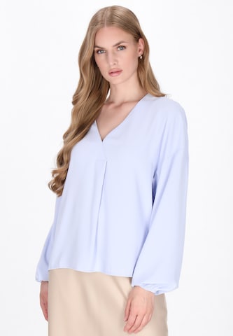 DreiMaster Klassik Blouse in Blue: front