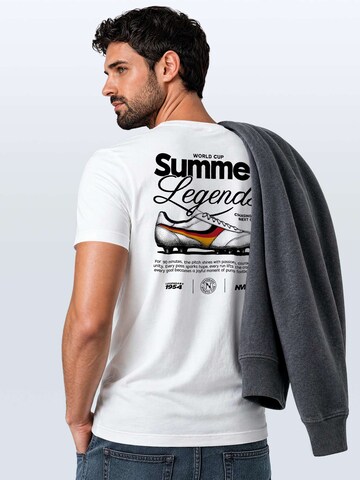 Neverless Shirt 'Soccer Summer Legends' in White